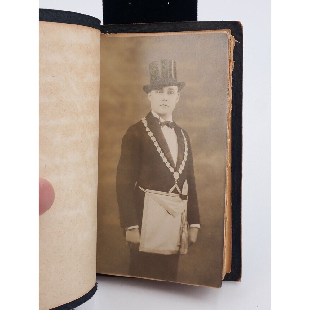 Vintage Free Masons Fraternal Order Booklet with Pictures
